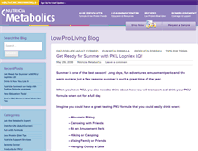 Tablet Screenshot of lowproliving.com